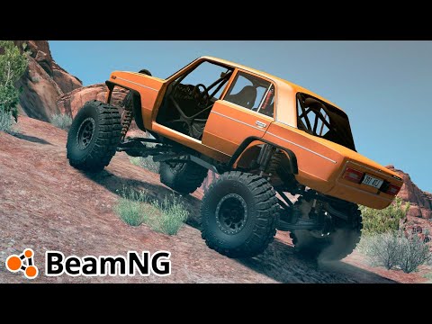 Видео: ОПАСНОЕ БЕЗДОРОЖЬЕ НА ВАЗ 2106 | BeamNG.drive