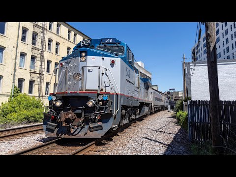 K5LA Action: Amtrak Dash 8s on Hiawatha & Borealis Trains