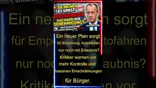 🚨 Autofahren bald nur mit Genehmigung? Der nächste Wahnsinn! #deutschland #news #senioren #2026