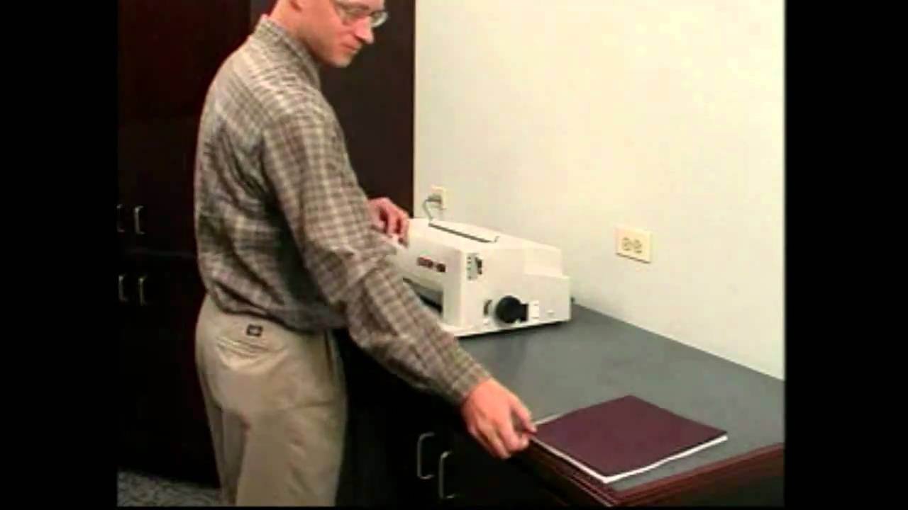 GBC TL12 Electric Wire Closer - Ease of Use Video