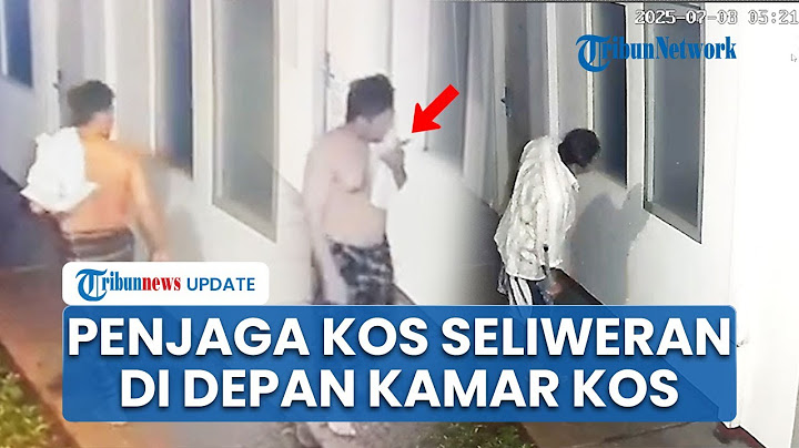 Terbaru! Rekaman CCTV Penjaga Kos Intip Kamar Diplomat Kemlu, Mondar-mandir & Telepon Seseorang