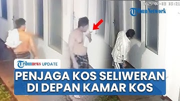 Terbaru! Rekaman CCTV Penjaga Kos Intip Kamar Diplomat Kemlu, Mondar-mandir & Telepon Seseorang