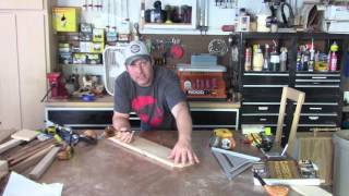 Woodworking Project. Coat rack made from old golf clubs that I got at my local Habitat For Humanity ReStore.