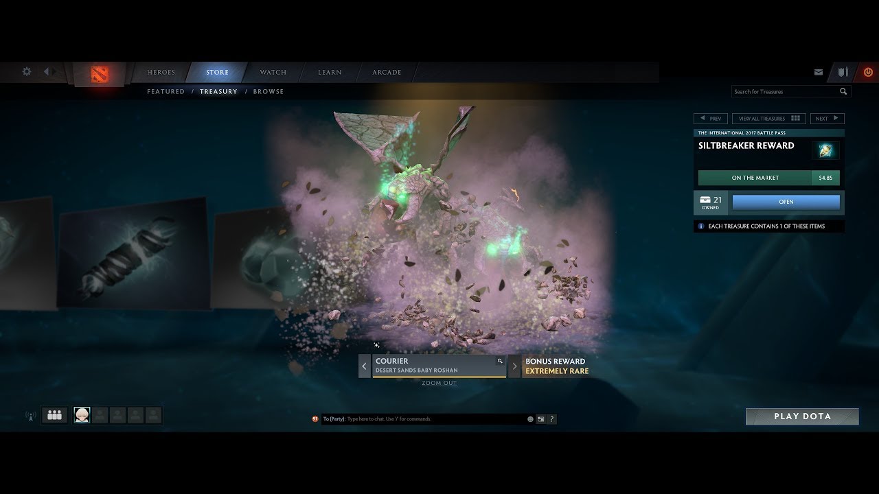 Dota 2 Siltbreak Reward Treasure Opening Aka Getting Scammed By