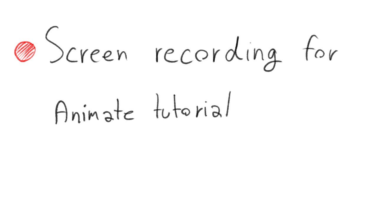 🔴Screen Recording for Animate Tutorial (won't respond any chat) #1