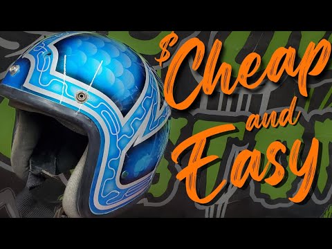 How To Custom Paint A Motorcycle Helmet