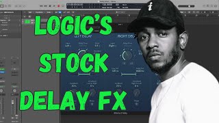 How To Use Logic Pro X Stock Delay Plugin