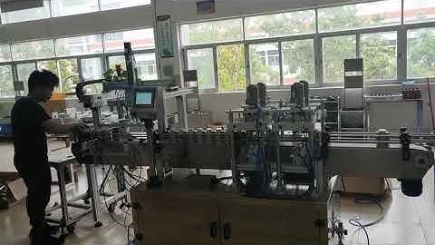 Fully auto PVC glue dauber can capping machine with cap placing system