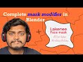 Mask Modifier 🔥| How to use Mask Modifier? | Blender Engine | What is Mask Modifier?🚀👇 | Code Hunger