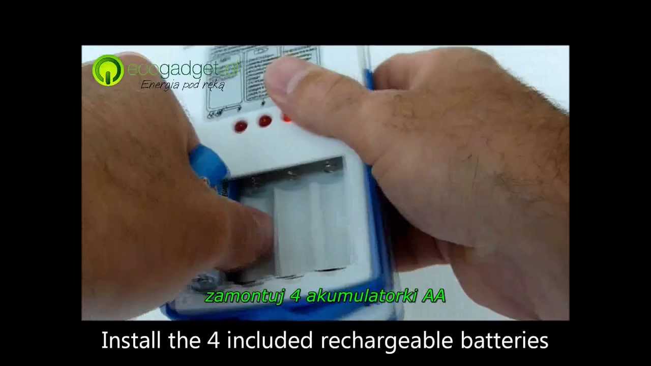 Lizard - solarna ładowarka akumulatorków AA od Ecogadget.pl - YouTube