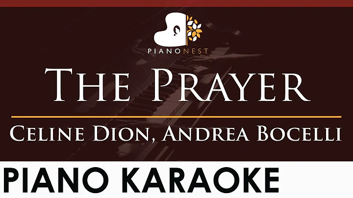Celine Dion, Andrea Bocelli - The Prayer - HIGHER Key (Piano Karaoke Instrumental)