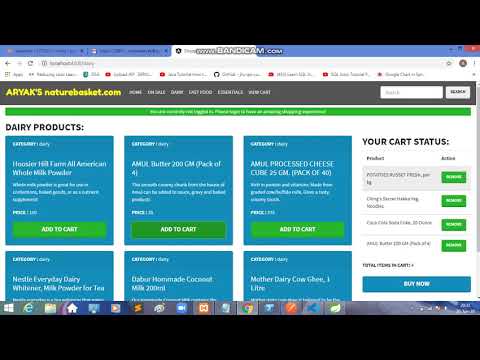 Full Stack Project: Shopping Portal (Aryak's Nature Basket)