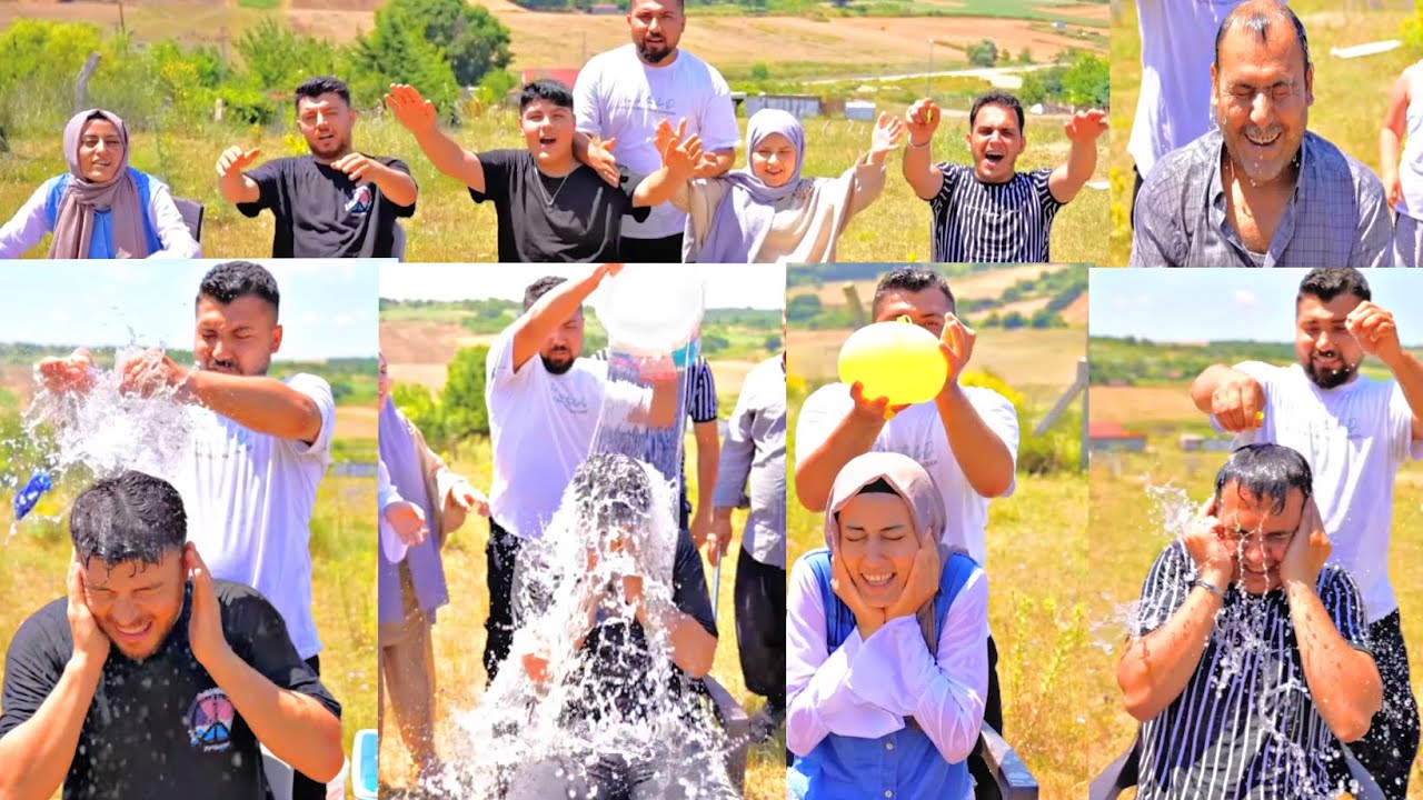 أقوى تحدي طق البالونات🎈فوق الرأس مع أسئلة صعبة 😂😂