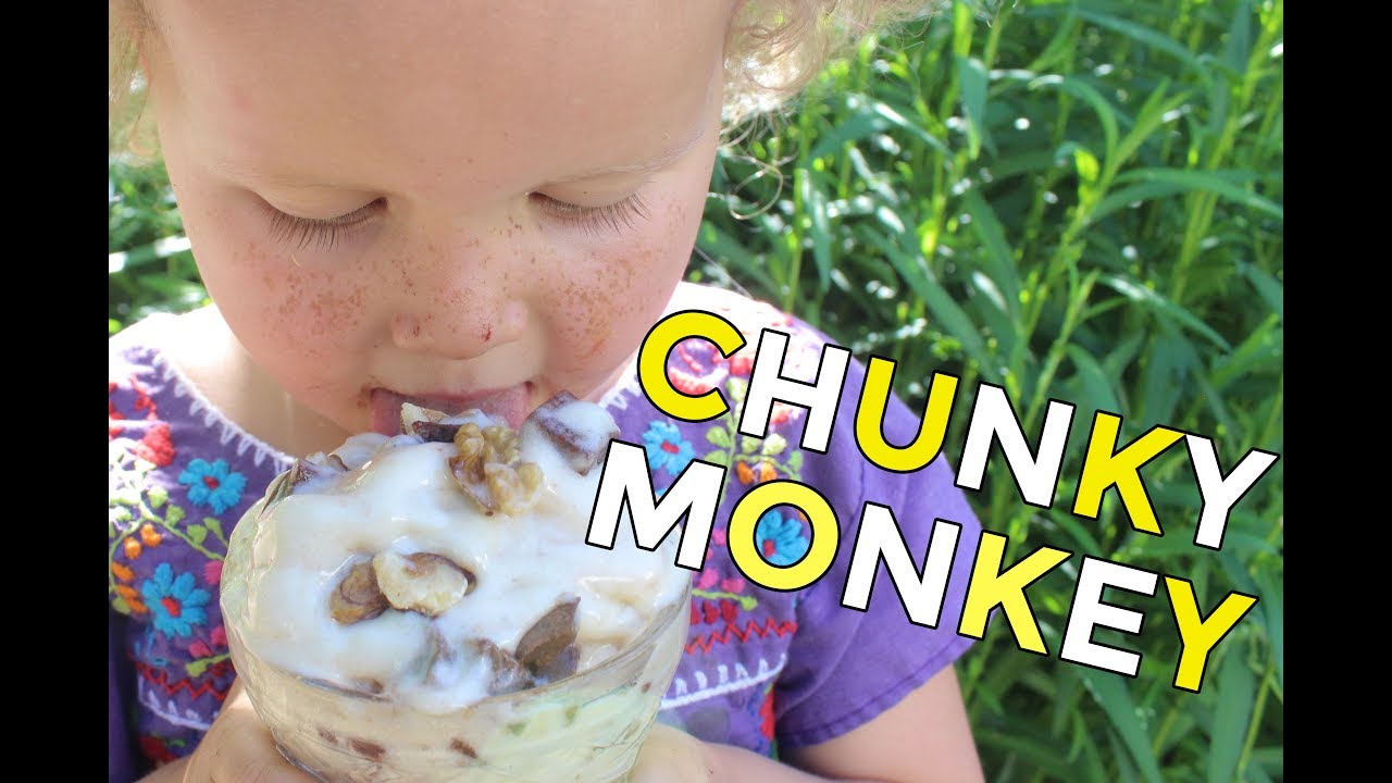 Healthy Chunky Monkey Ice Cream Vegan Recipe YouTube