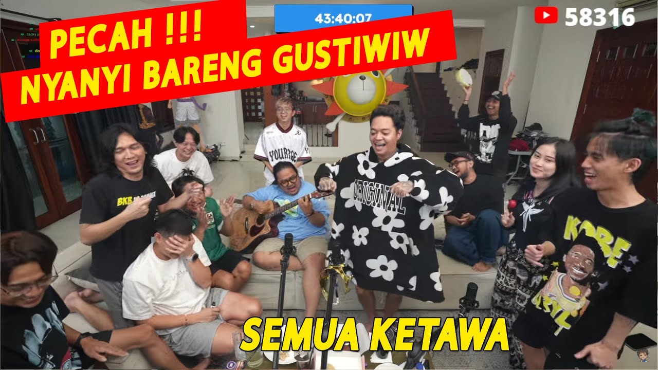 NYANYI LUCU BARENG GUSTIWIW ARAP KETAWA TERUS #marapthon #yb #gustiwiw