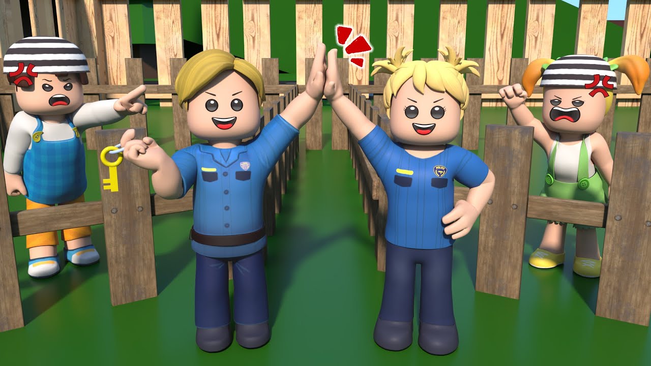 ROBLOX Brookhaven 🏡RP: The Bacon Hair Pretends to Play Jailbreak | King Roblox