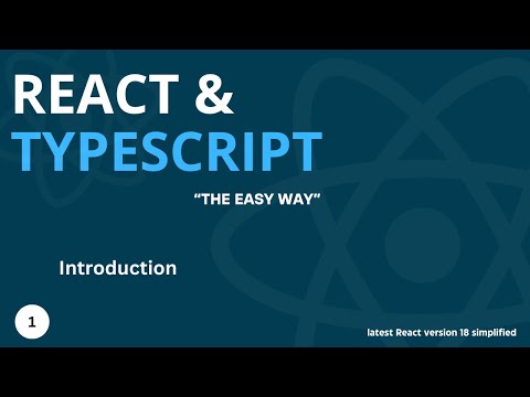 Latest React & Typescript Tutorial #1 - Introduction