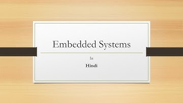 Embedded System Hardware Part 6 Micro Processor vs Micro Controller definition in Hindi Part 24
