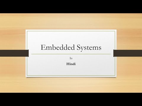 Embedded System Hardware Part 6 Micro Processor vs Micro Controller definition in Hindi Part 24