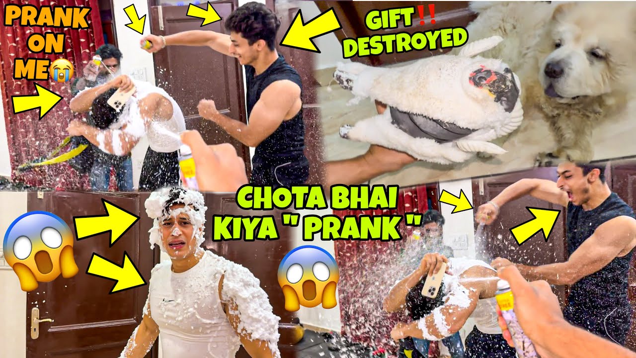  Chota bhai PRANK kardiya😱‼️ Chota bhai ne Badla leliya |   Preparation for Ladakh Ride 