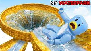 Spending MILLIONS to Make the BIGGEST WATERPARK in Roblox!