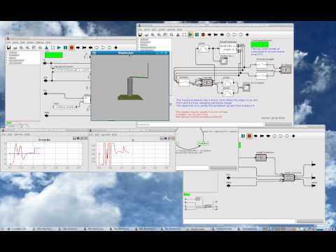 Furuta pendulum demo in Ptolemy.