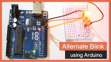 Alternate Blink with Arduino Uno using mBlock