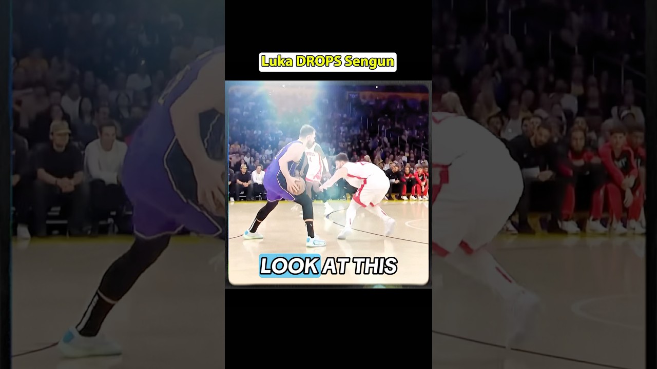 Luka Doncic DROPS Sengun 😱| #shorts