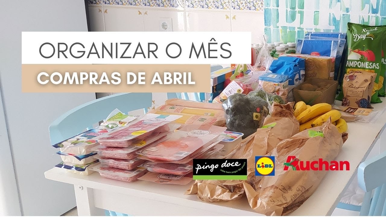 COMO ORGANIZO O MÊS E POUPO NO SUPERMERCADO | DIAS SEM STRESS #poupança #organização #vidasimples