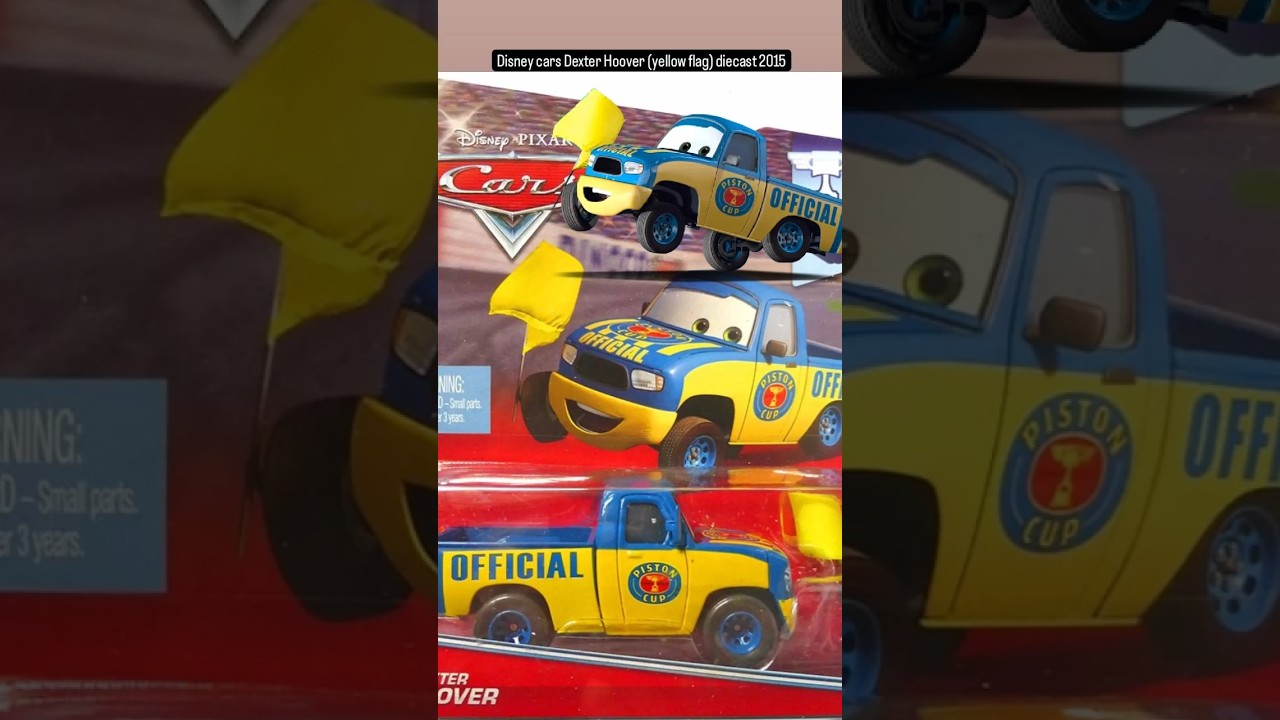 Disney cars Dexter Hoover (yellow flag) 2015 