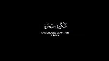 شاشة سوداء بصوت الشيخ #إسلام_صبحي#سورة_لقمان #شاشه_سوداء #القرآن_الكريم #quran #capcut #كرومات