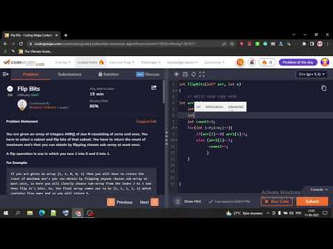 Flip Bits Solution