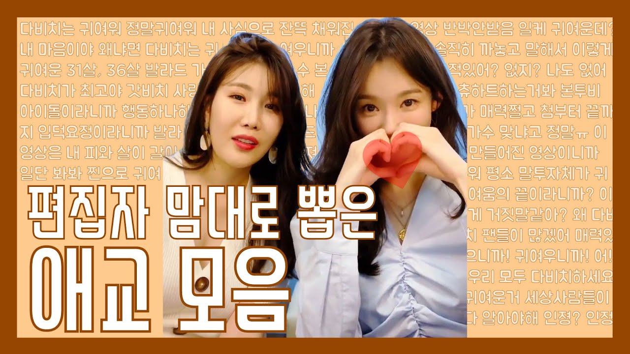 [다비치] 미치게 귀여운 '애교' 모음 1탄