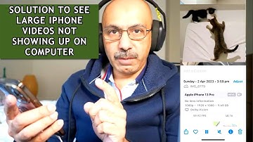 SOLUTION TO SEE LARGE IPHONE VIDEOS NOT SHOWING UP ON COMPUTER #iphone #video