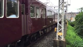 阪急5300系 5317F 祇園祭HM取付 準急 梅田行き 西京極入線
