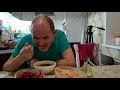 Мукбанг! Бомж суп из рыбных костей! Алексей хотел бланманже, а чуть не получил побашкеполучанманже!