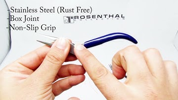 How To Use A Chain Nose Plier Tutorial | Jewelry Making Tools