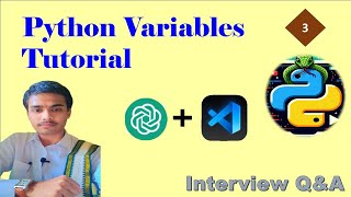 3.Python Variables and TR Interview Q&A#ChatGpt |Python easy| Python Shortcuts |Genie| MITHRAMMA IT|