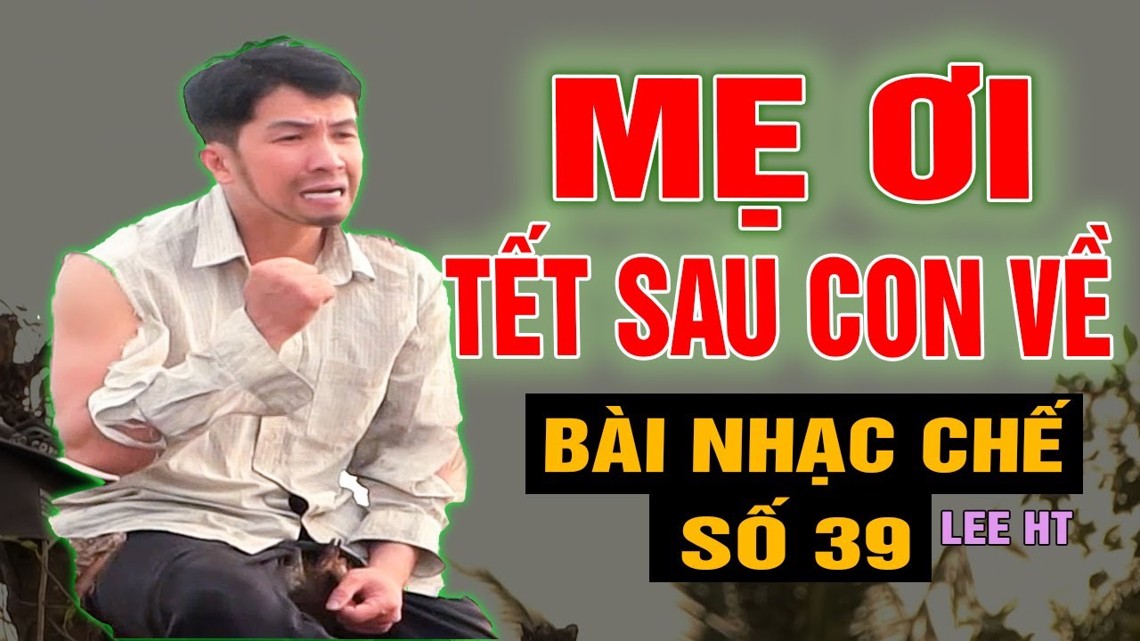 BÀI NHẠC CHẾ SÔ 39 - MẸ ƠI TẾT SAU CON VỀ - LEE HT  ( NHẠC TẾT HÀI VUI )