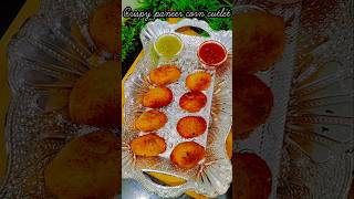 crispy paneer corn cutlet#trending #viral #recipe
