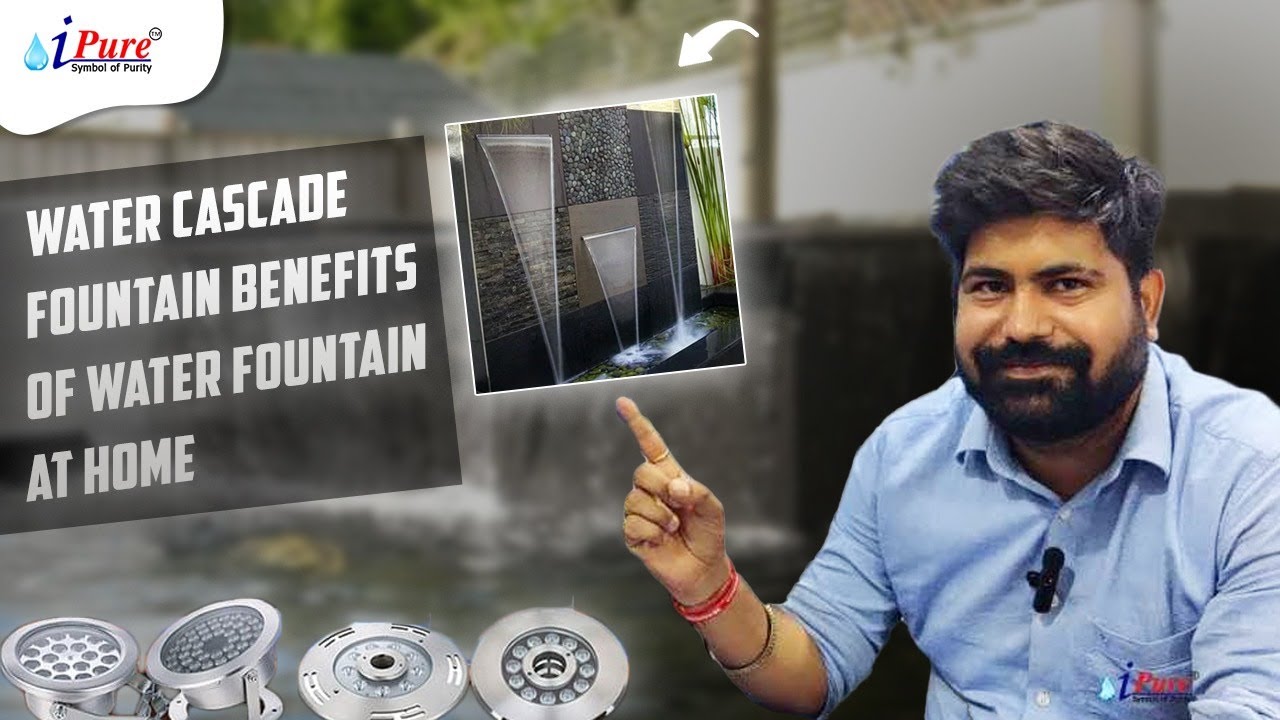 Water Cascade Fountain Benefits of Water Fountain at Home YouTube
