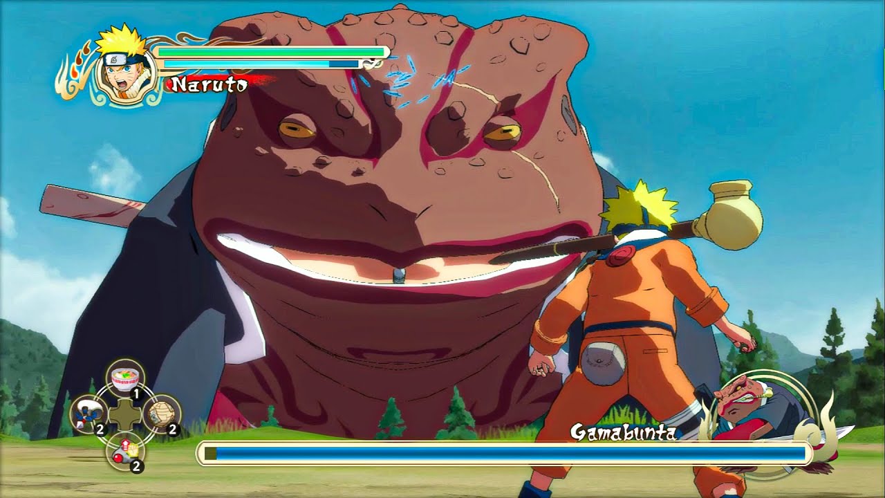 Naruto vs Gamabunta - Naruto Ultimate Ninja Storm