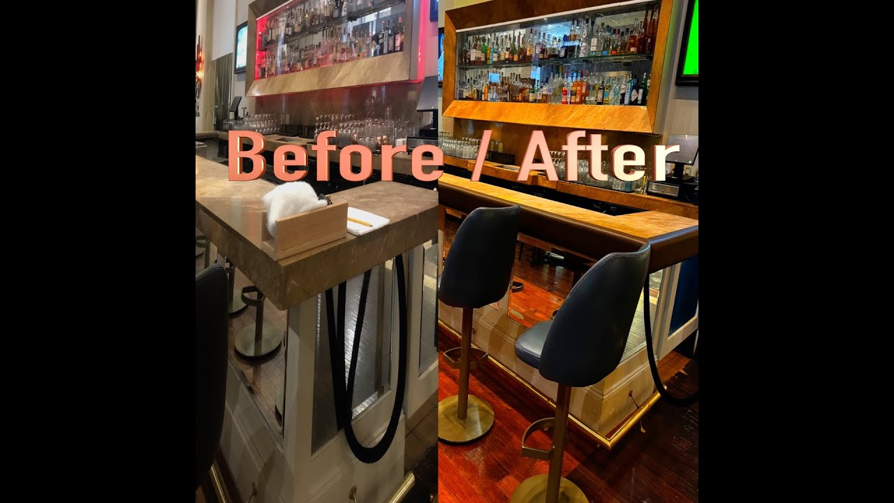 installing padded bar arm rest in 30 min #art #interiordesign #bars # ...