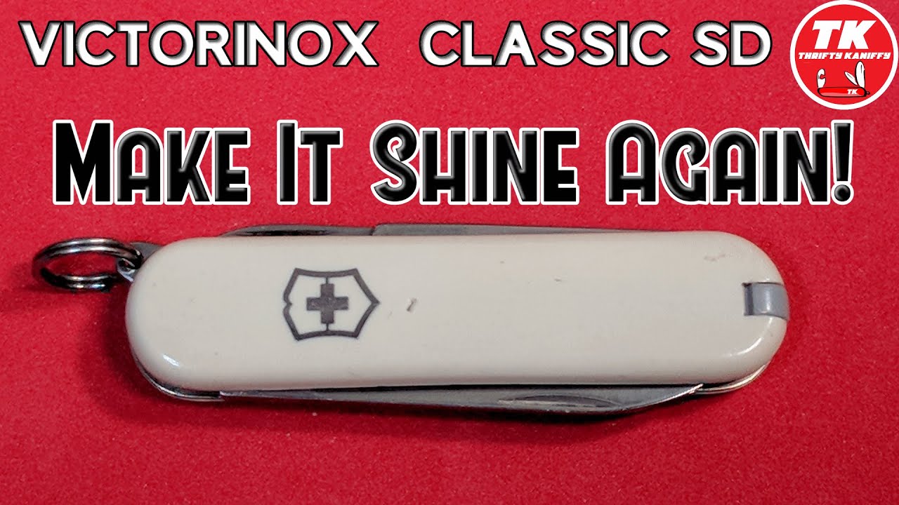 Чистка карманного ножа Victorinox Classic SD — верните ему блеск!