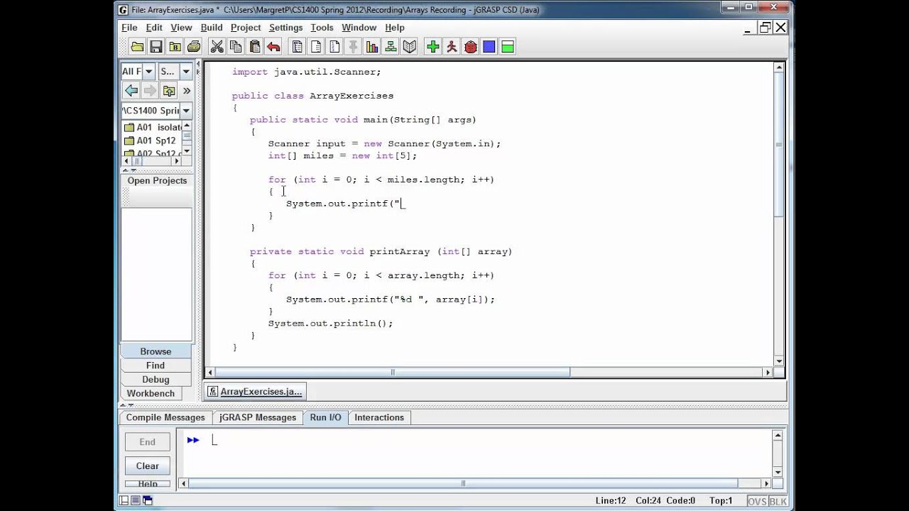 Java Basics - Array Examples