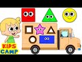 Learn Shapes With Wooden Truck Toddler Learning Video 