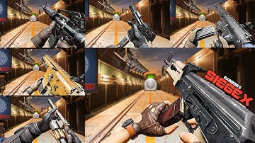 Rainbow Six Siege X - All Weapon Reload Animations