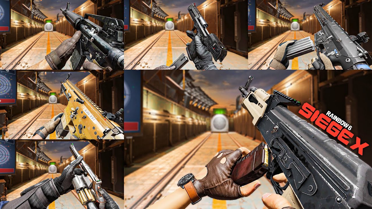 Rainbow Six Siege X - All Weapon Reload Animations