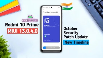 Redmi 10 Prime India MIUI 13.0.4.0 With Android 12 Update