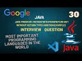 Java Program: Method with Parameters but without Return Type (Addition Example) tcs interview IT